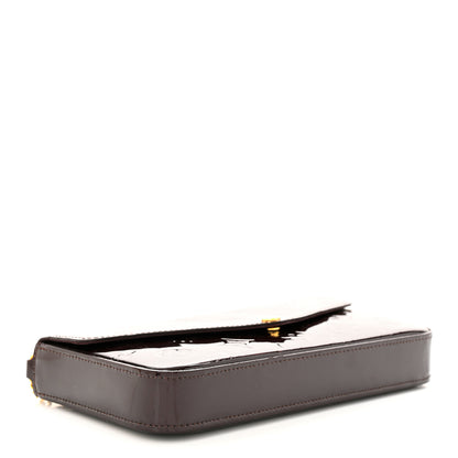 Louis Vuitton Vernis Pochette Felicie Chain Wallet Amarante 5 of 11