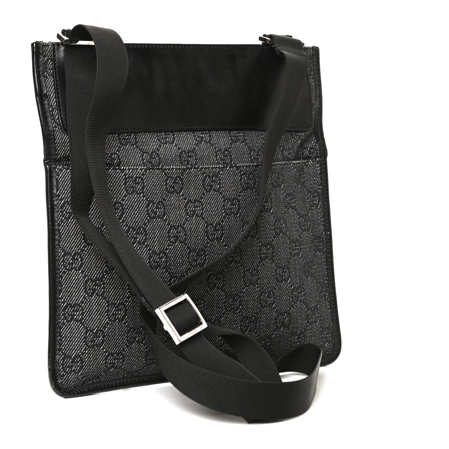 GG Monogram Web Crossbody Messenger Bag