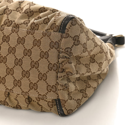 Gucci Monogram Large D Gold Hobo Dark Brown 8 of 8