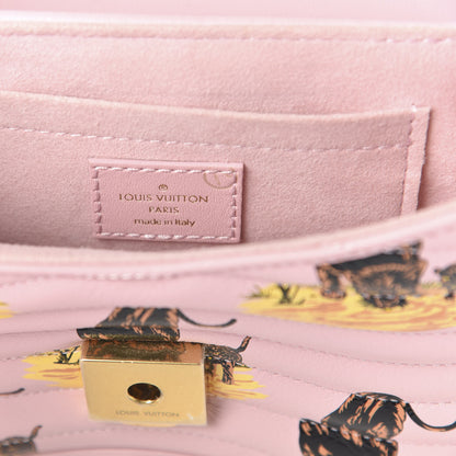 Louis Vuitton Calfskin Leopard Print New Wave Chain PM Light Pink 8 of 10