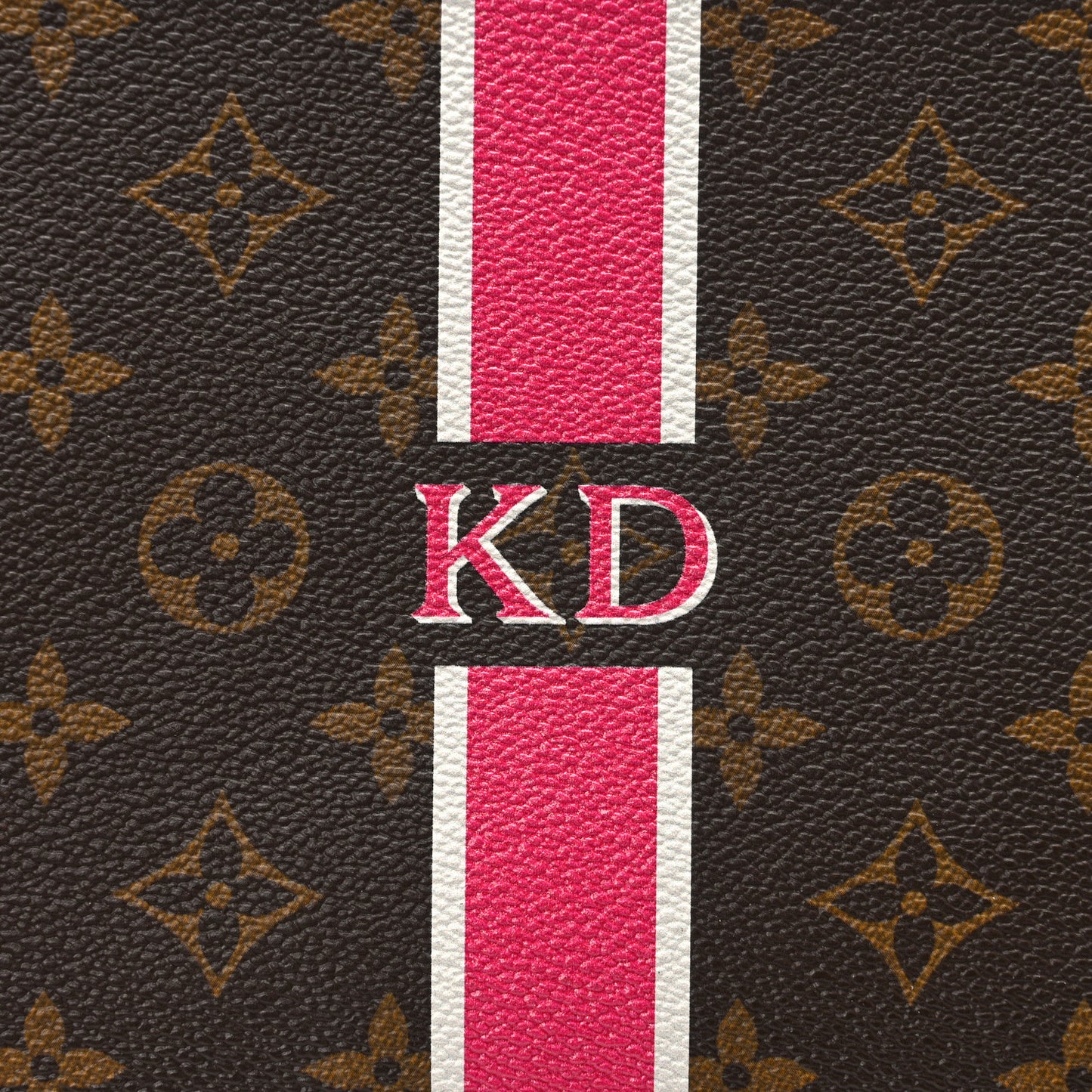 Monogram My LV Heritage Neverfull MM GM Pochette Fuchsia White