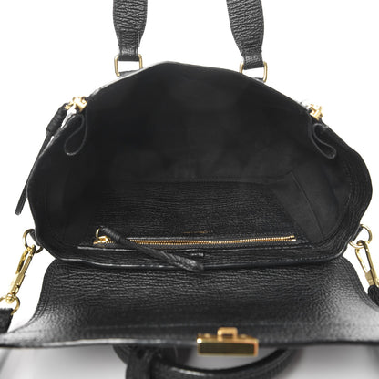 3.1 Phillip Lim 3.1 Textured Calfskin Medium Pashli Satchel Black 6 of 8
