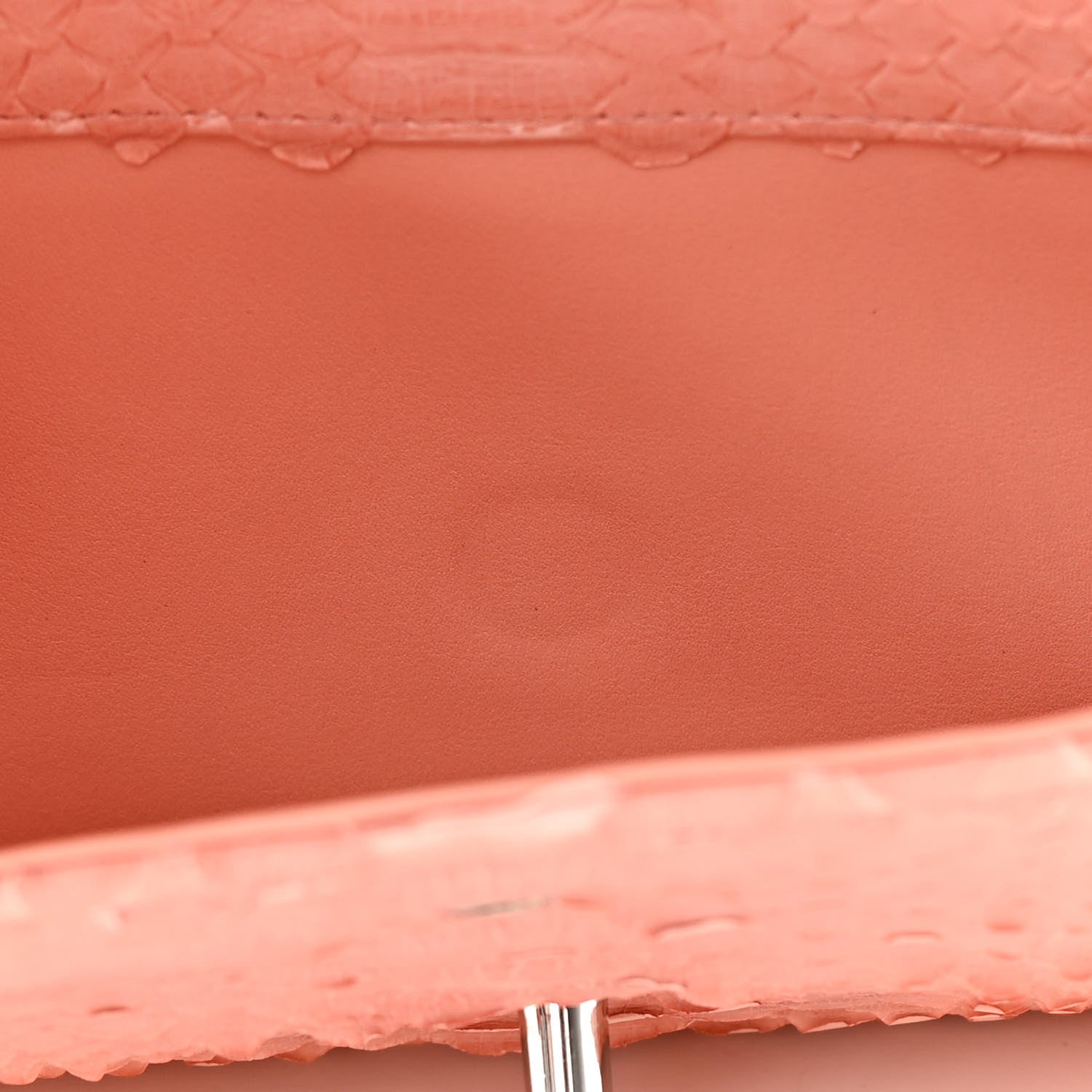 Chanel Snakeskin Jumbo Double Flap Pink 12 of 18