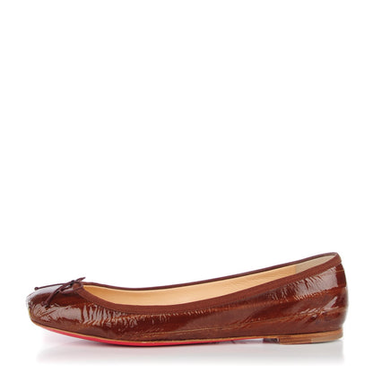 Christian Louboutin Eel Rosella Flats 39 Havane 1 of 8