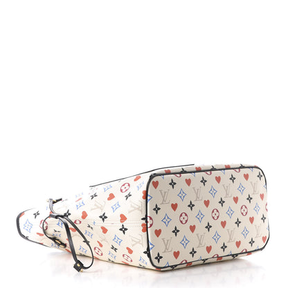 Louis Vuitton Game On Neverfull MM White 4 of 9