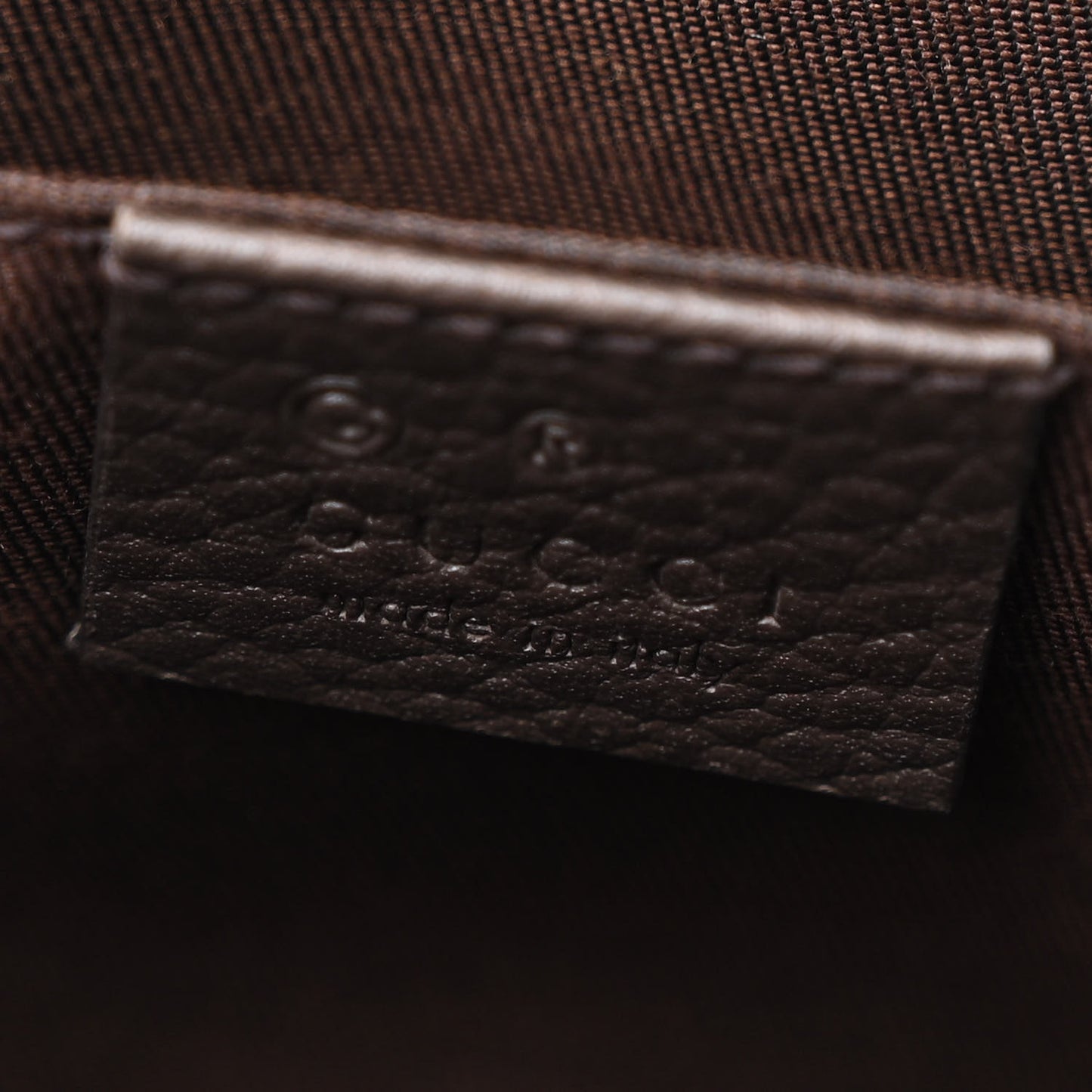 Monogram Belt Bag Dark Brown