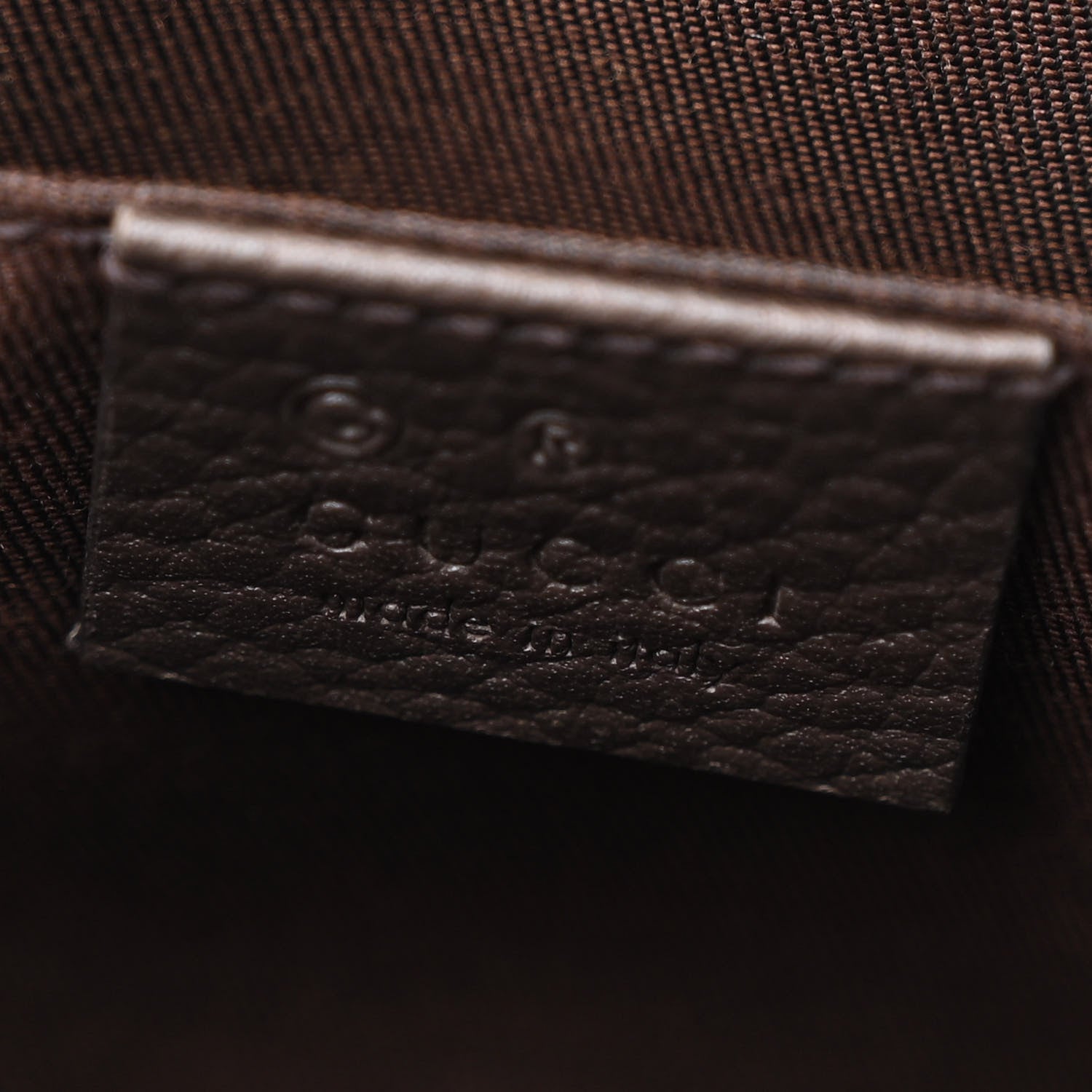 Gucci Monogram Belt Bag Dark Brown 6 of 10