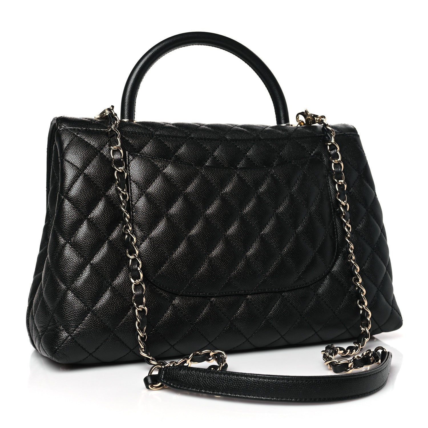 Chanel Caviar Quilted Medium Coco Handle Flap 3 of 8