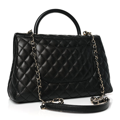 Chanel Caviar Quilted Medium Coco Handle Flap 3 of 8