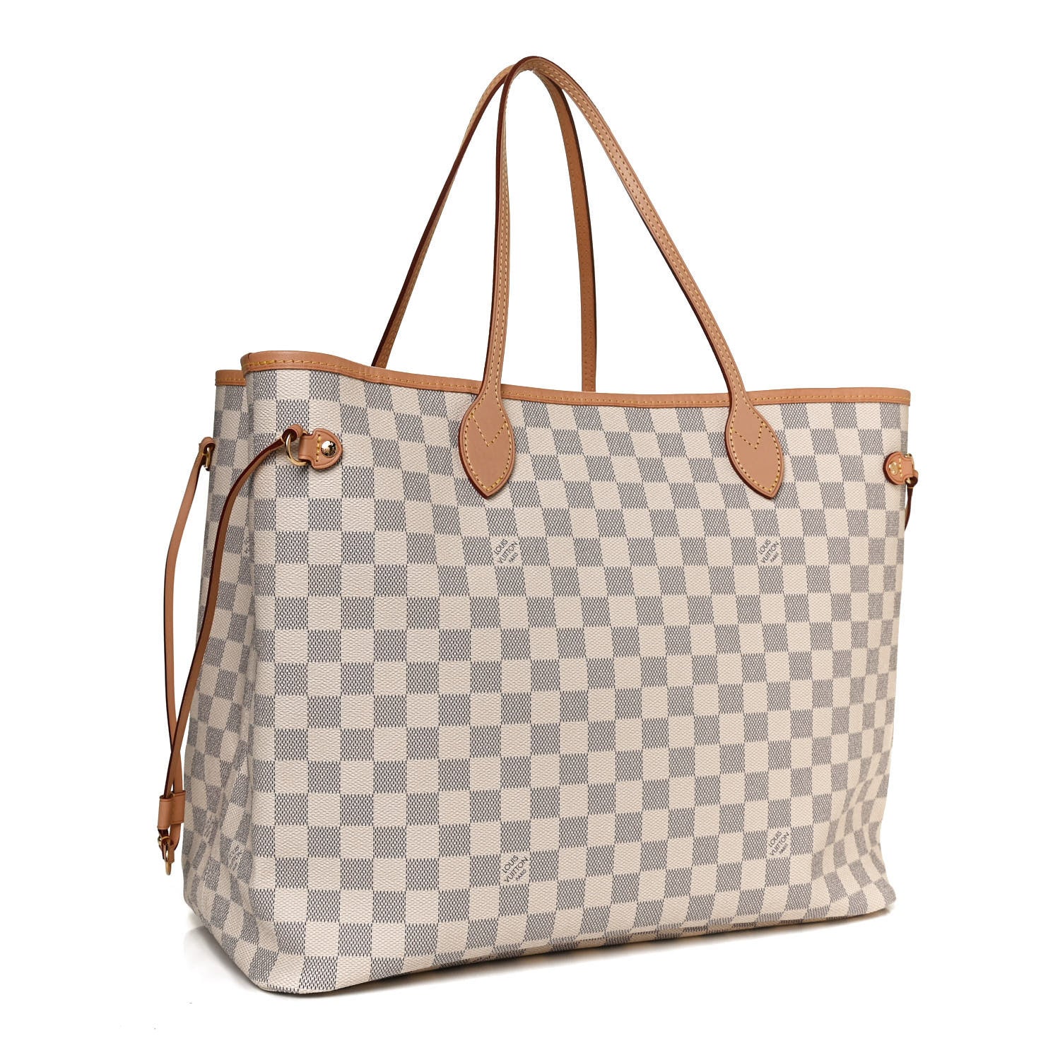 Louis Vuitton Damier Azur Neo Neverfull GM Rose Ballerine 3 of 14