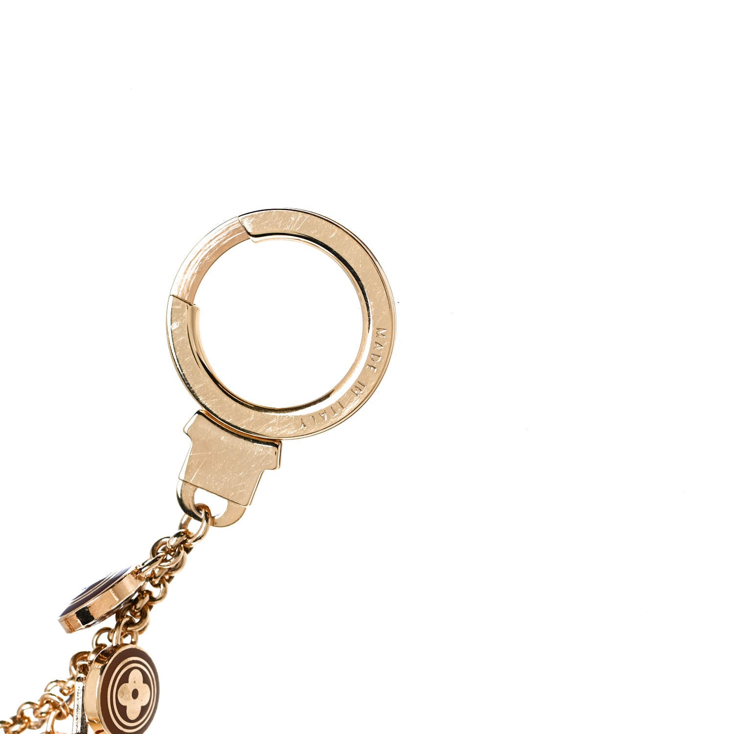 Louis Vuitton Pastilles Key Chain Bag Charm Brown 3 of 5