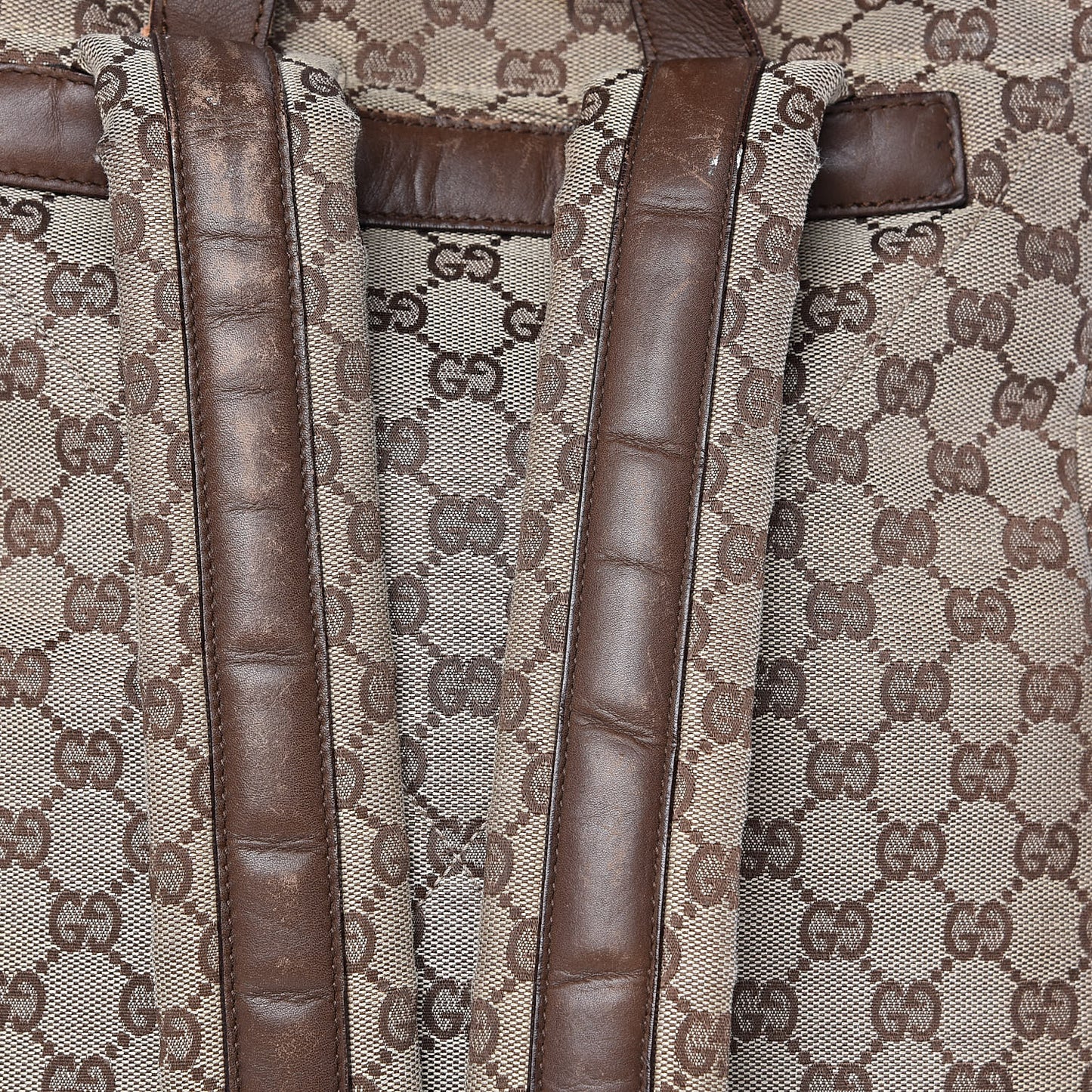 Monogram Backpack Diaper Bag Brown