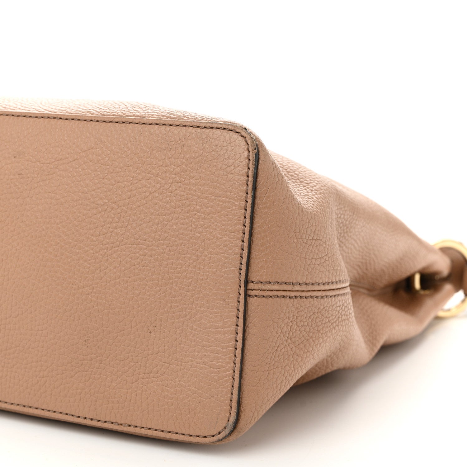 Gucci Pebbled Calfskin Large Soho Hobo Camelia 10 of 13