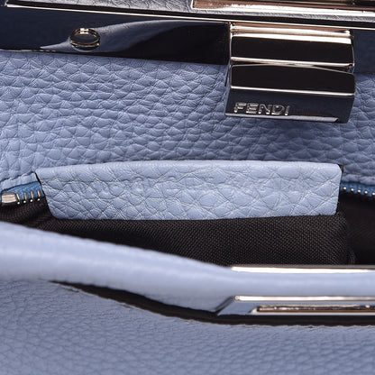Fendi Cuoio Romano Selleria Mini Peekaboo Iconic Satchel Celeste Sky 8 of 8
