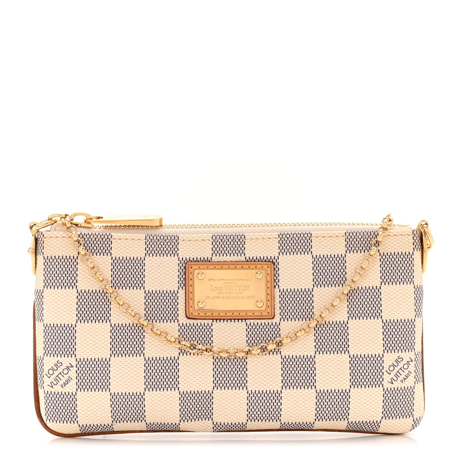 Louis Vuitton Damier Azur Pochette Milla MM 1 of 11