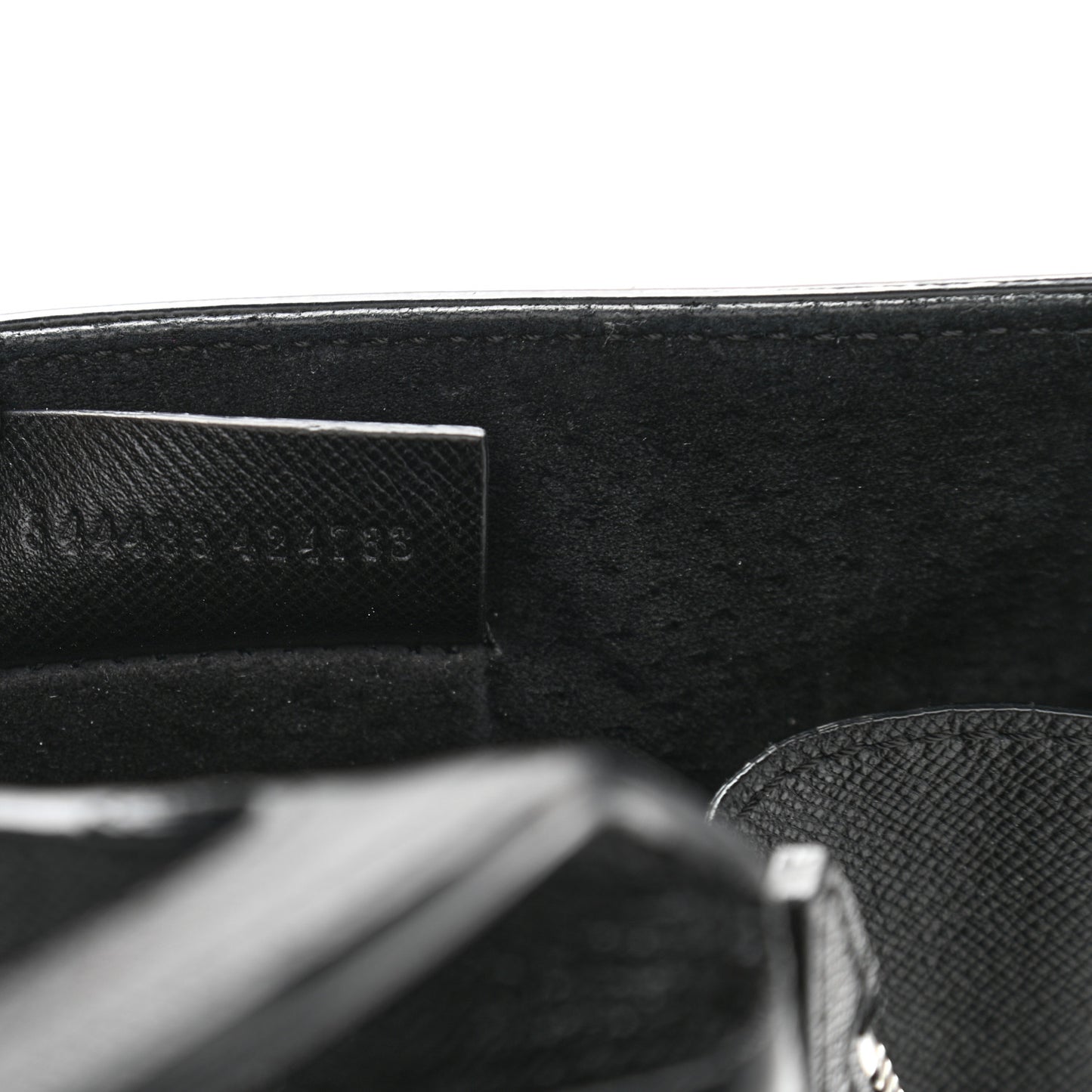 Grained Calfskin Small Heroine Black