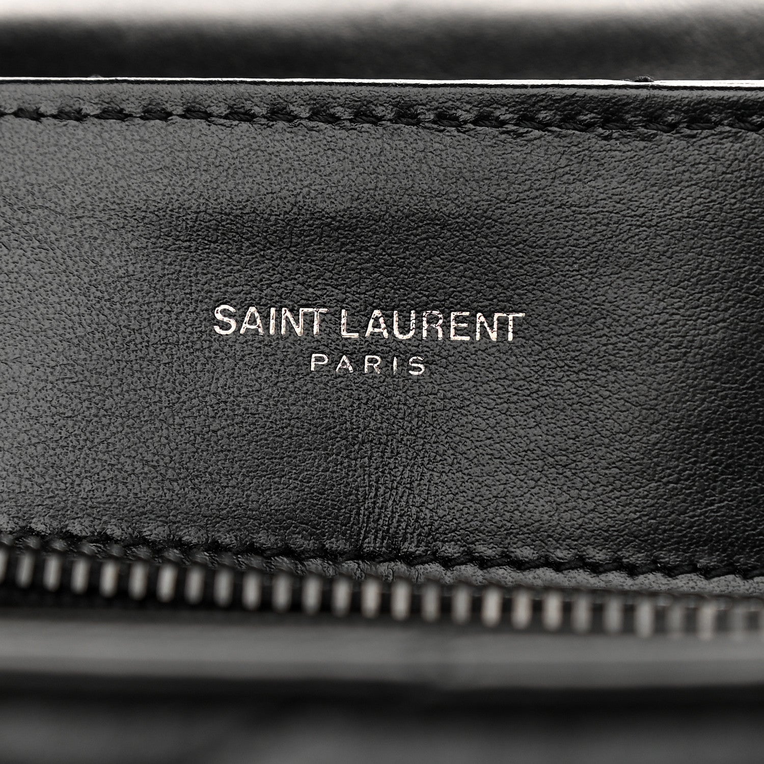 Saint Laurent Calfskin Y Quilted Monogram Medium Loulou Chain Satchel Black 8 of 11