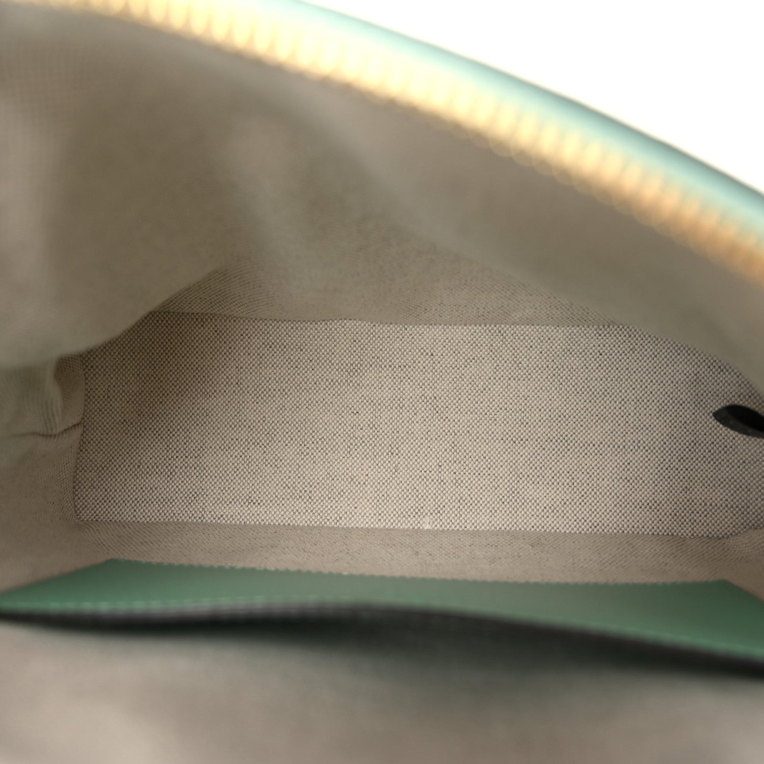 Gucci Monogram Jumbo GG Textured Dollar Calfskin Small Ophidia Dome Shoulder Bag Beige Pepperlight Mint 5 of 10