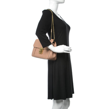 Chloe Goatskin Medium Elsie Shoulder Bag Biscotti Beige 2 of 8