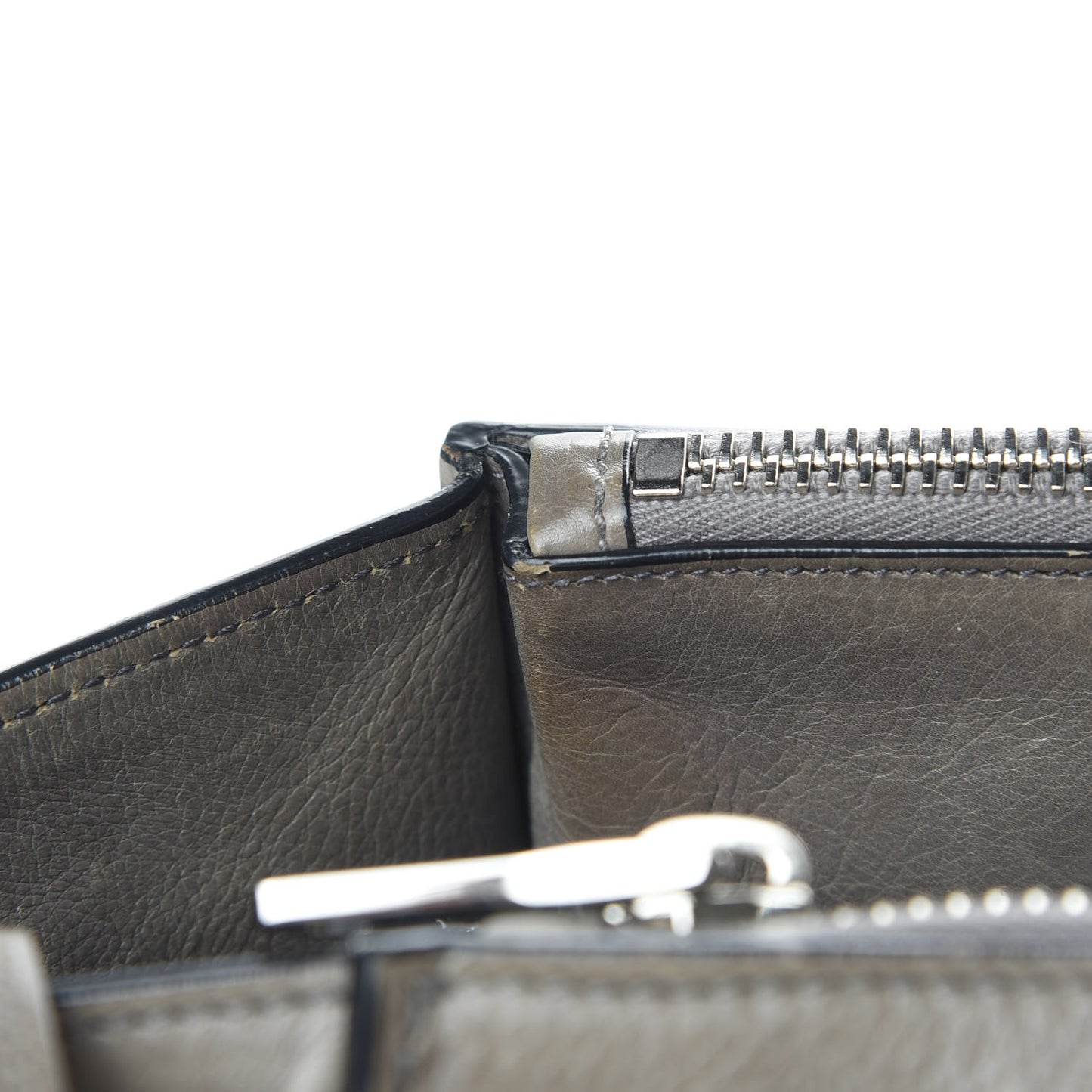Glace Calf Twin Pocket Tote Marmo