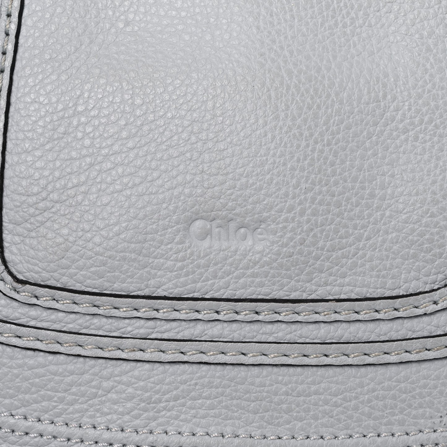 Calfskin Small Marcie Satchel Airy Grey