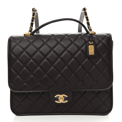 Chanel Caviar Quilted School Memory Backpack Black 1 of 10