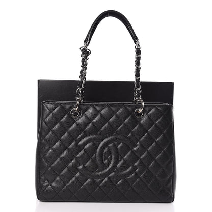 Chanel Caviar Quilted Grand Shopping Tote GST Black 11 of 11