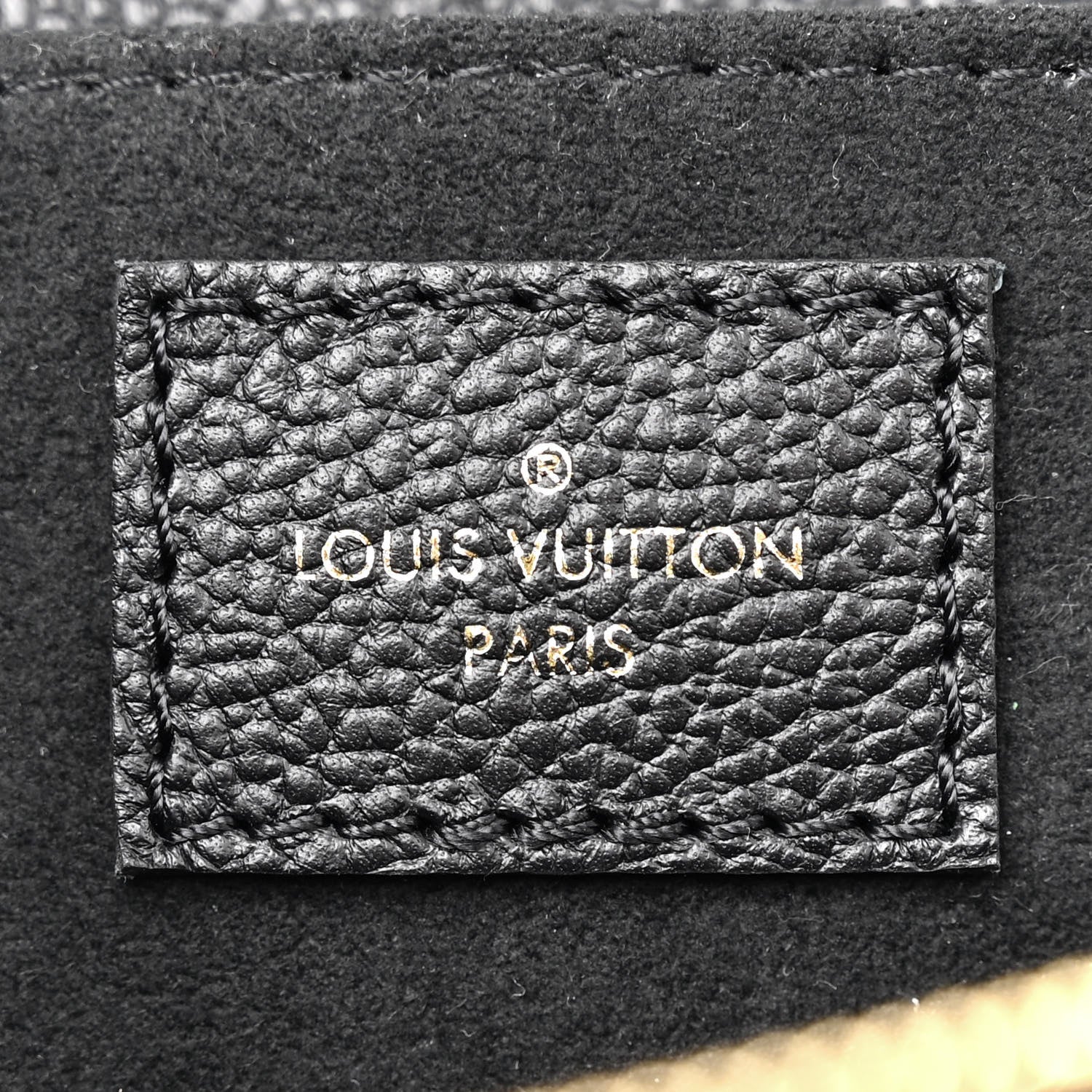 Louis Vuitton Empreinte Monogram Giant Pochette Metis East West Black Beige 7 of 11