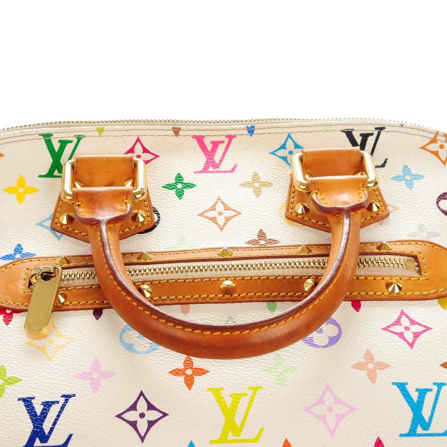 Louis Vuitton Monogram Multicolor Alma White 7 of 10