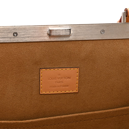 Louis Vuitton Calfskin Time Trunk Crown Frame Vertical Bag GM 6 of 10