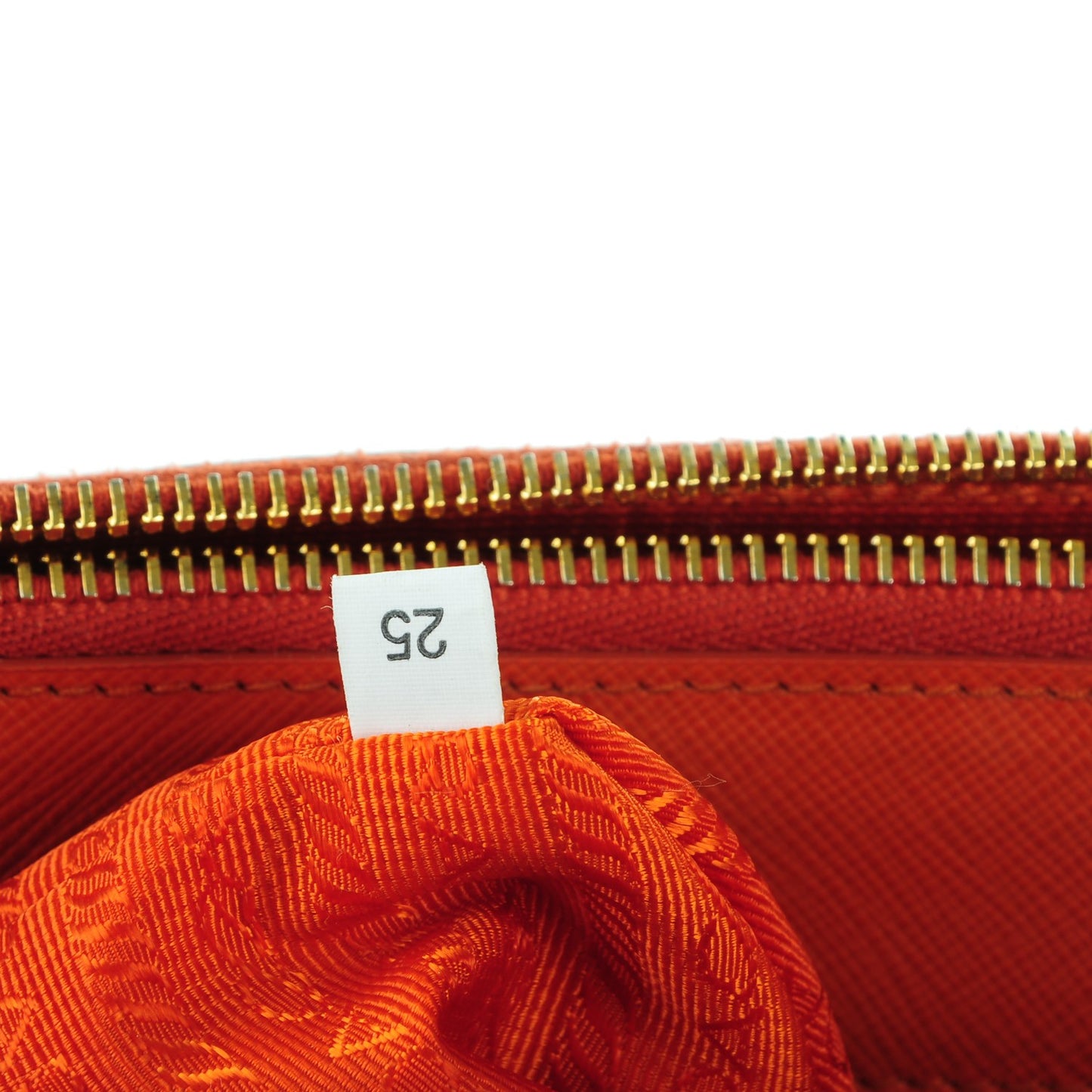 Saffiano Medium Galleria Double Zip Tote Papaya
