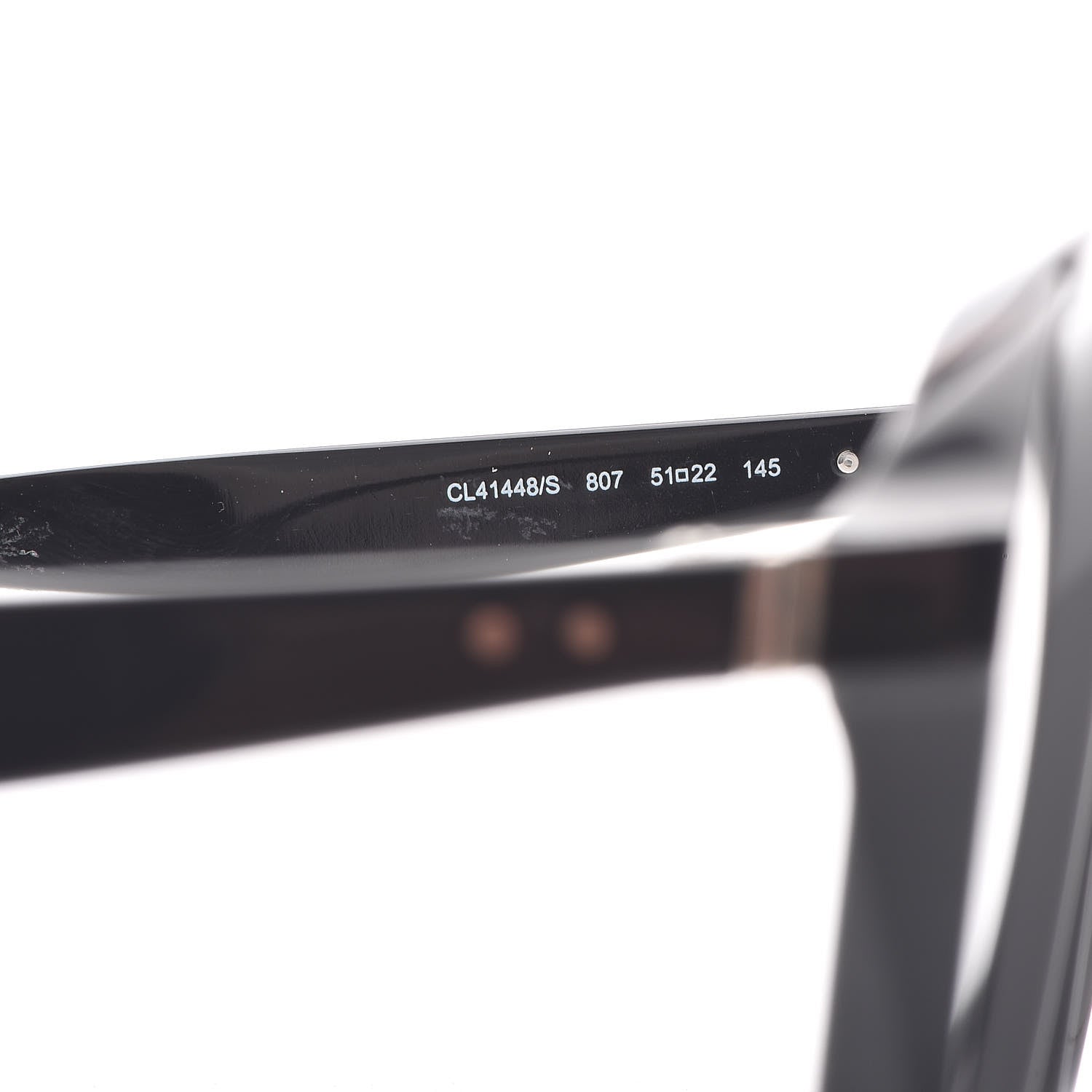 Celine Sunglasses CL 41448/S Black 5 of 6