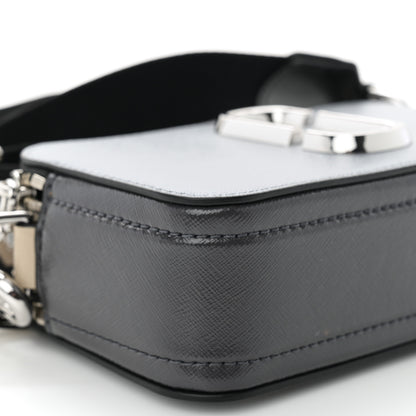 Marc Jacobs Saffiano Small Snapshot Camera Bag Wolf Grey 9 of 10