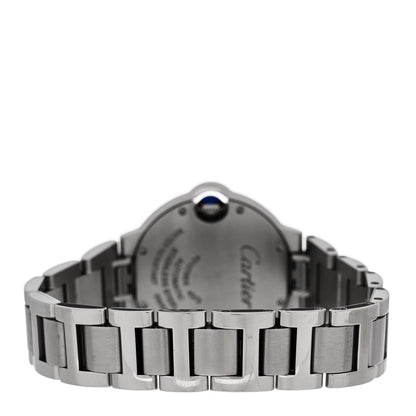 Cartier Stainless Steel 33mm Ballon Bleu De Cartier Automatic Watch Ice Blue 3 of 5