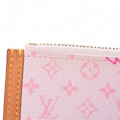 Louis Vuitton Monogram Cherry Blossom Key Pouch Pink 8 of 13