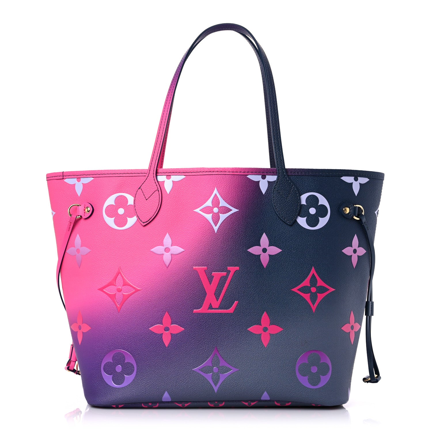Louis Vuitton Monogram Giant Spring In The City Neverfull MM Midnight Fuchsia 1 of 8