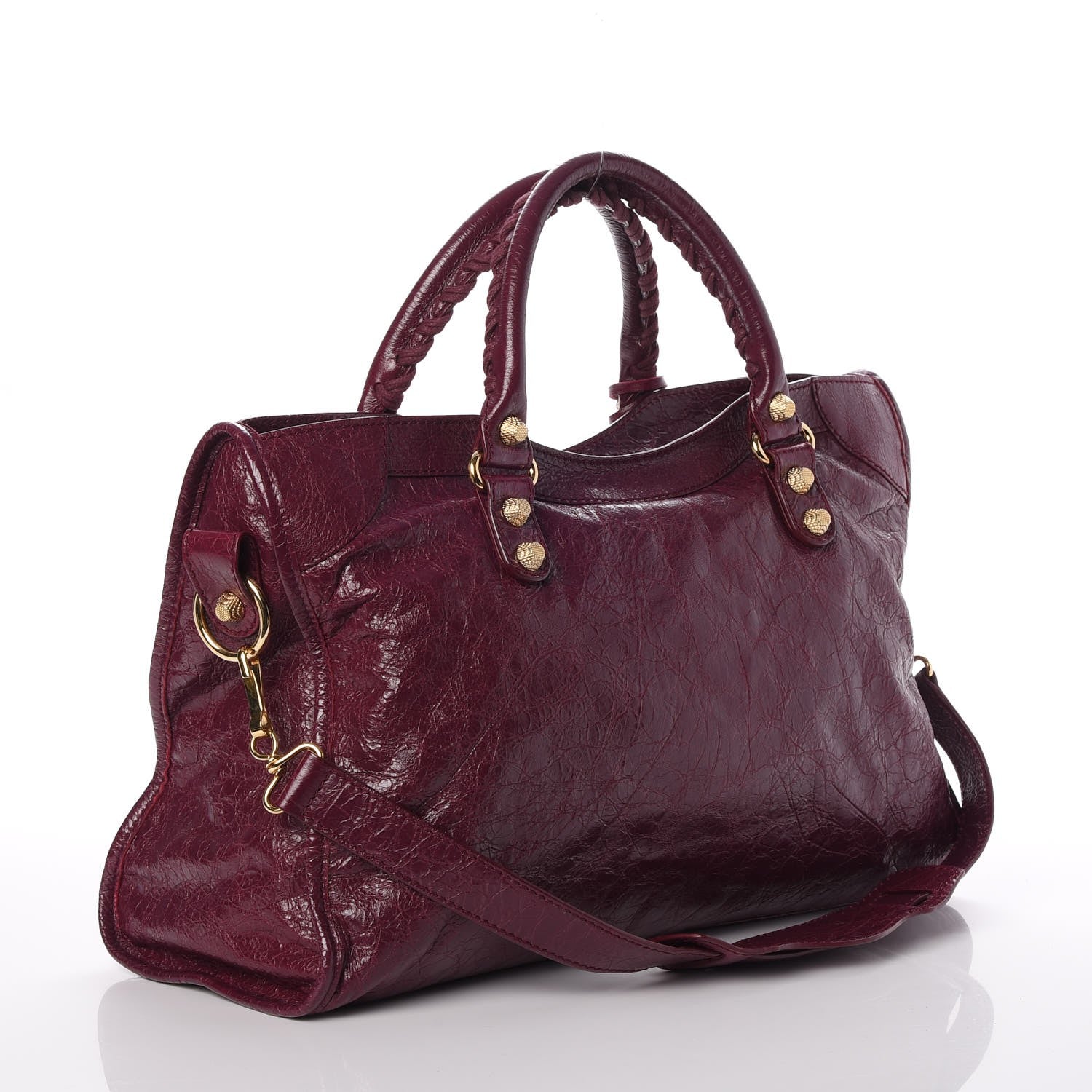 Balenciaga Agneau Giant 12 Gold Hardware City Violet Prune 4 of 8