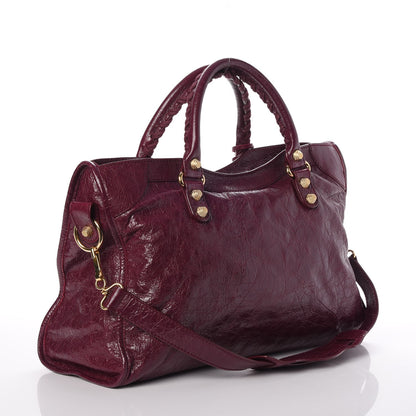 Balenciaga Agneau Giant 12 Gold Hardware City Violet Prune 4 of 8