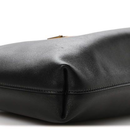 Saint Laurent Lambskin Pochon Shoulder Bag Black 10 of 10