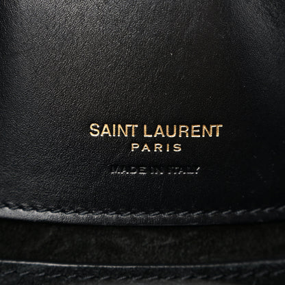 Saint Laurent Shiny Calfskin Le 37 Bucket Bag Black 6 of 9