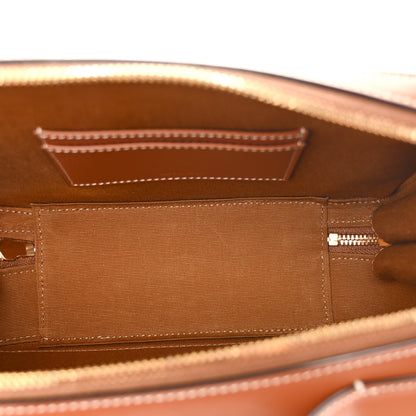 Celine Triomphe Canvas Top Handle Messenger Box Tan 5 of 10