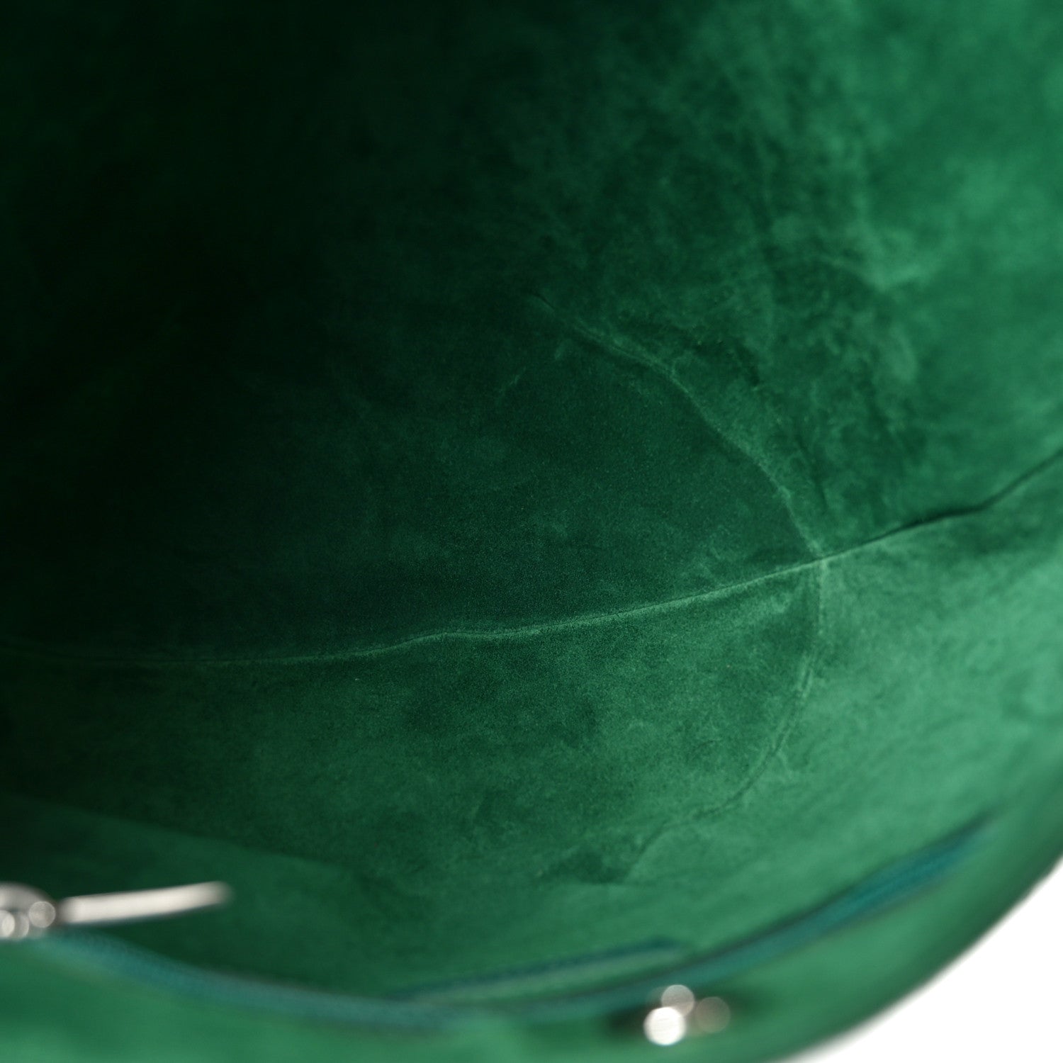 Chanel Crumpled Patent Droplet Hobo Green 5 of 10