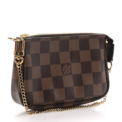 Louis Vuitton Damier Ebene Mini Pochette Accessories 3 of 11