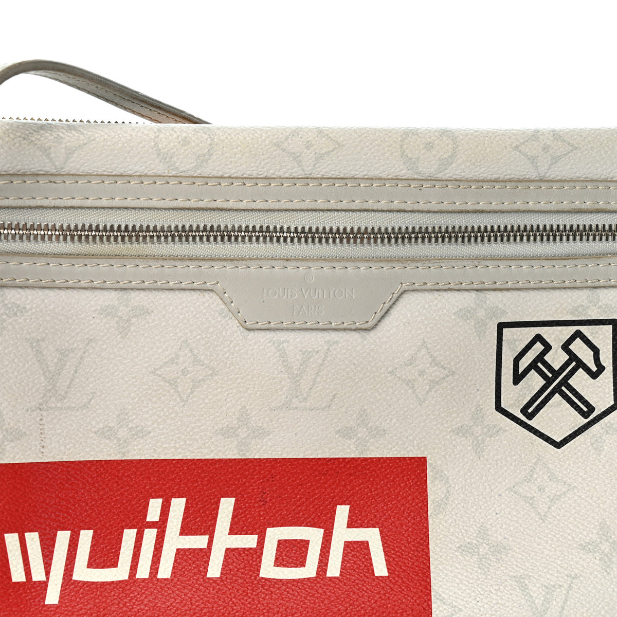 Louis Vuitton Monogram Antartica Double Flat Messenger 8 of 12