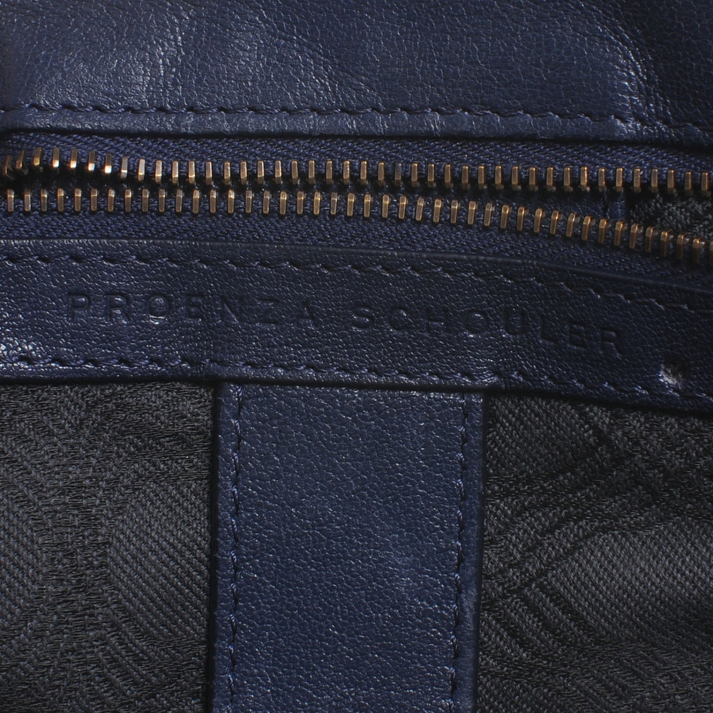 Lambskin PS1 Medium Satchel Marine