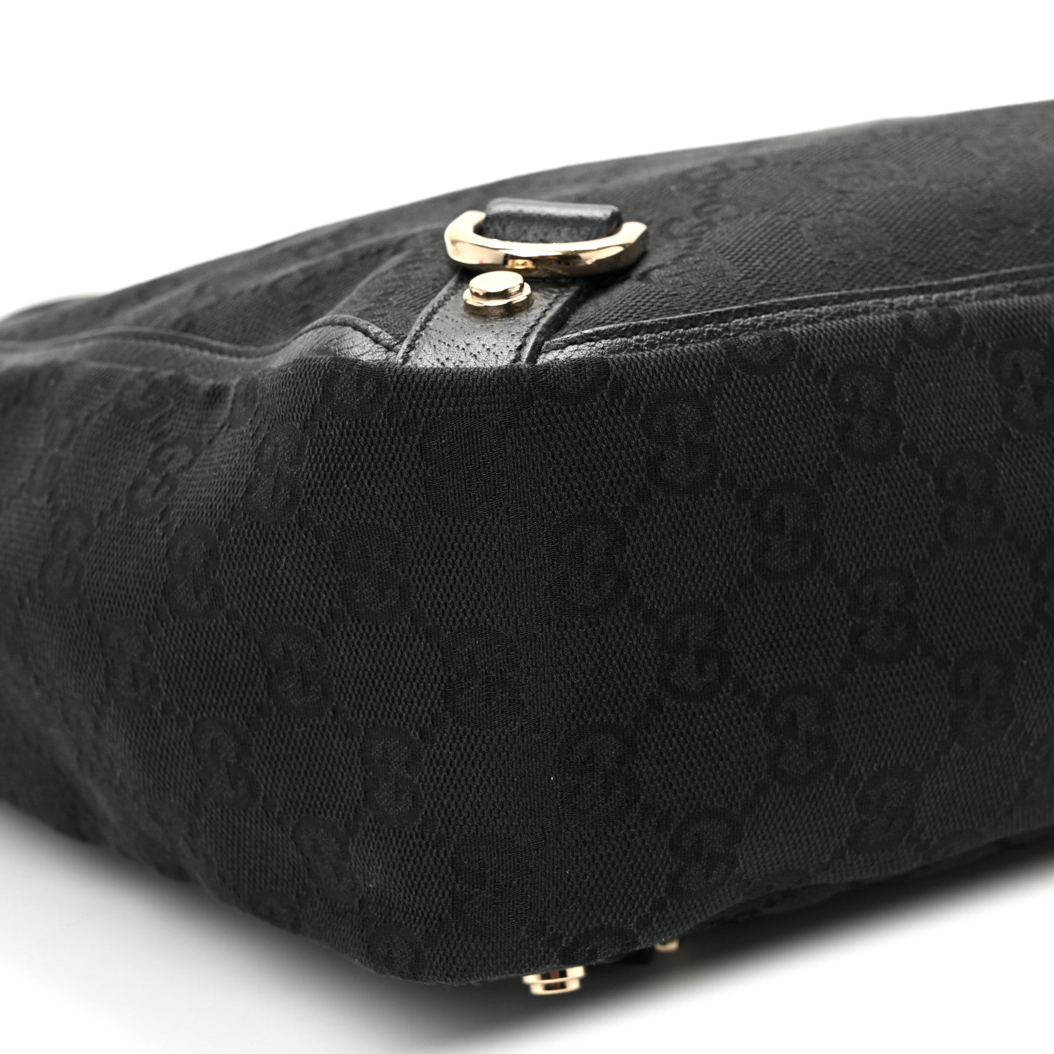 Gucci Monogram Small Abbey Tote Black 9 of 10