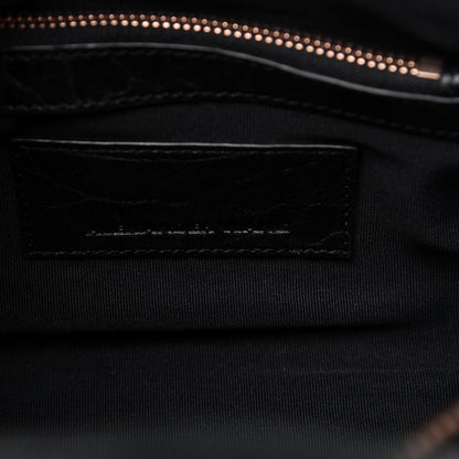 Alexander Wang Pebbled Lambskin Mini Rockie Black Rose Gold Hardware 8 of 8