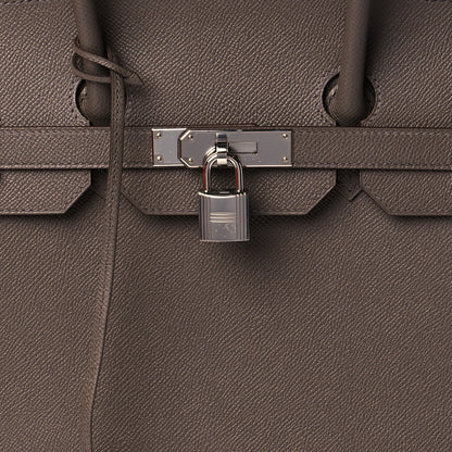 Hermes Epsom Birkin Sellier 35 Etain 8 of 11