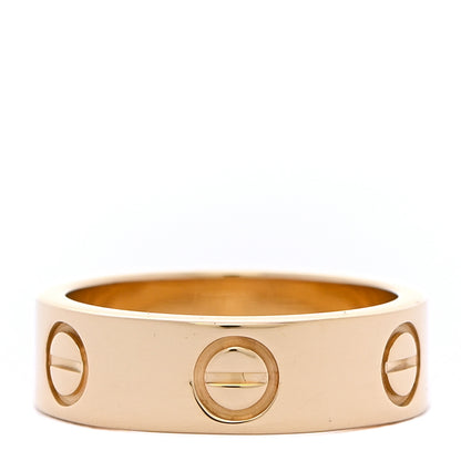 Cartier 18K Yellow Gold 5.5mm LOVE Ring 49 4.75 3 of 4