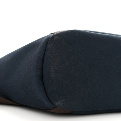 Hermes Toile Sac De Pansage Groom Bleu Navy Feu 10 of 11